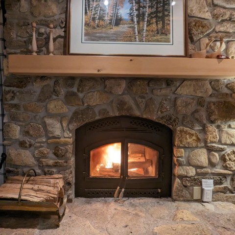 Wood Burning Fire Place